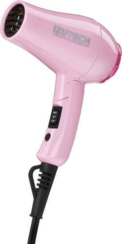 Secadora Plegable De Doble Voltaje Izutech Toro 2400 Mini Color Rosa