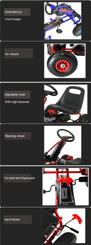 Go Kart A Pedal Chachicar Llantas Inflables Niñ@s Oferta!!!!