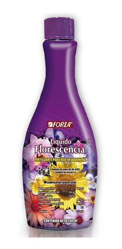 Florecedor Liquido Florescencia De Plantas X240ml Flores