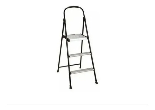 Escalera Cosco Plegable  Acero 3 Peldaños Antiderrapante G