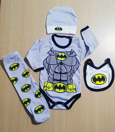 Ajuar Ropa De Bebe Super Heroes Ajuar Batman