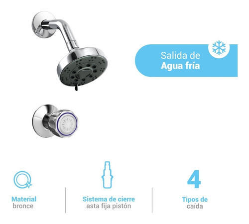 Llave Para Ducha Vallarta