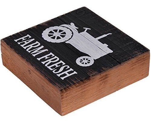 Nikky Home Farmhouse Farm Cartel De Caja De Tractor De Mader