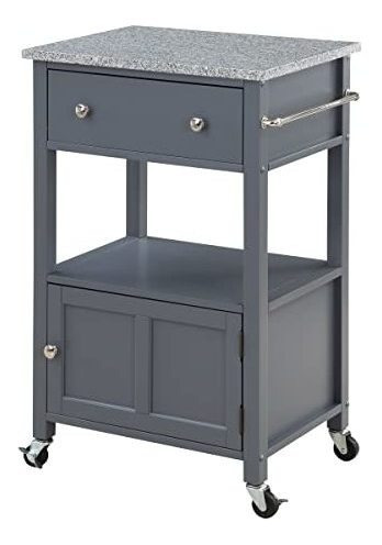 Osp Home Furnishings Fairfax Carrito De Cocina Con Encimera 