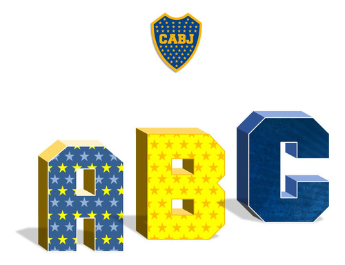 Kit Imprimible Letras Y Números 3d - Editables Boca