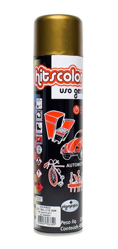 Tinta Spray Uso Geral E Automotivo Cx 6 - Dourado
