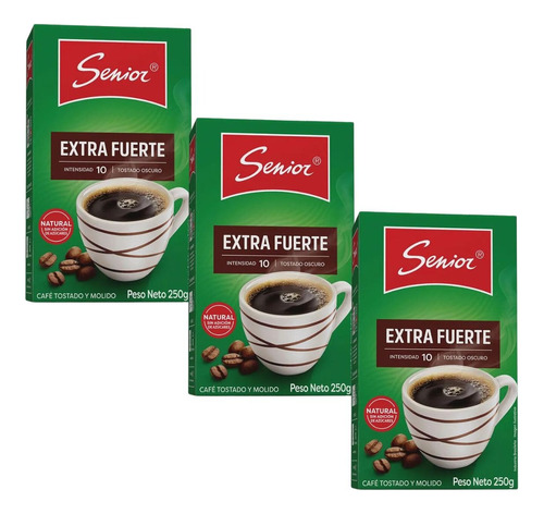 Cafe Senior Tradicional 250 Grs. 3 X 2 Kubo