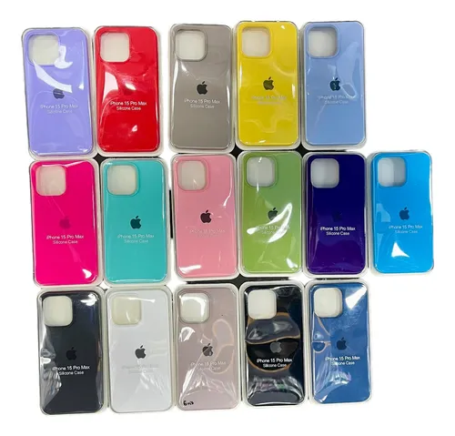comprar Forro Silicon Case iPhone 15 Pro Max Tipo Original