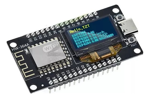 Nodemcu Esp8266 0.96 Oled Ch340g Esp12f Arduino Raspberry
