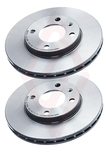 2 Discos De Freno (d) Volkswagen Jetta A2 1991 1992 (256mm)