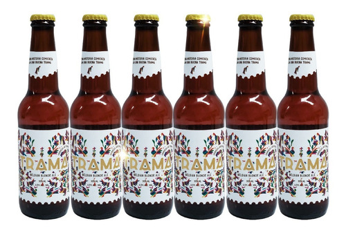 Six Pack Cerveza Artesanal Trama Belgian Blond Ale