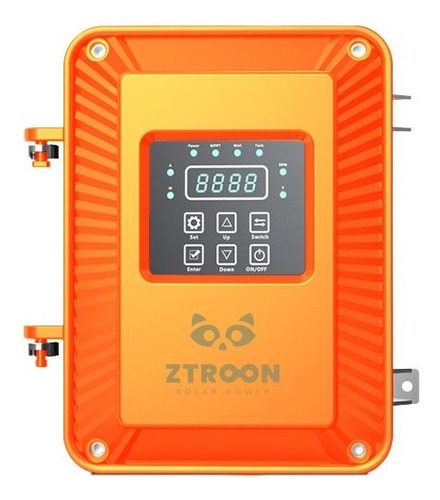 Kit Bomba Solar 48v Ztroon 500w Poço Artesiano 30.000 L/dia Cor Preto Voltagem De Circuito Aberto 24.05v Voltagem Máxima Do Sistema 20.16v