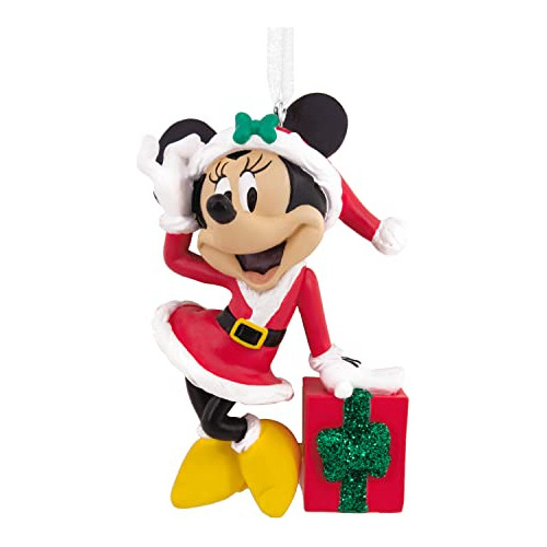 Minnie Mouse Y Presente Adorno De Navidad (0002hcm9037)