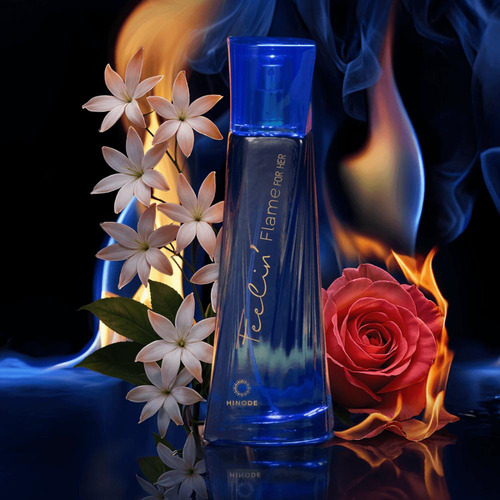 Perfume Feminino Deo Colonia Feelin' Flame For Her 100ml