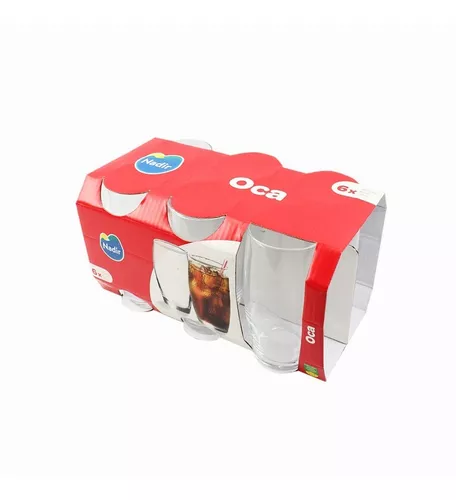 Jogo De Copo Vidro Oca 300ml C/6 Peças Nadir 7729 em Promoção na