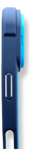 Funda Para Iphone 16 Pro Max Incluye Protector De Pantalla Azul Acero Bracket Case