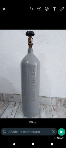 Imagen 2 de 5 de Tubo Co2 Gas Soda Carbonatar Cerveza Etc 1 Metro Cubico