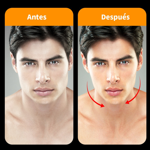 4 Pares Ejercitador Mandíbula Para Mandíbula Rostro Jawline Negro