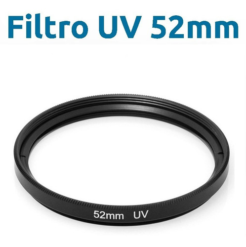 338 Filtro Uv 52mm 52mm Para Lentes Canon Nikon Fuji