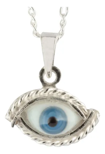 comprar Dije Ojo Turco Collar Ojo Turco Amuleto Proteccion Plata 925
