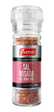 Molinillo Sal Rosada Del Himalaya En Cristales Gourmet 105 G