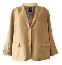 Comprar Blazer De Lino Destellos Saco Vince Camuto Mujer Talla Extra
