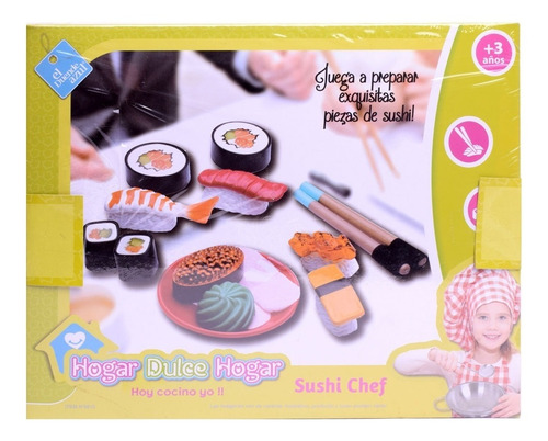 Imagen 5 de 8 de Juego De Comida Sushi Chef El Duende Azul