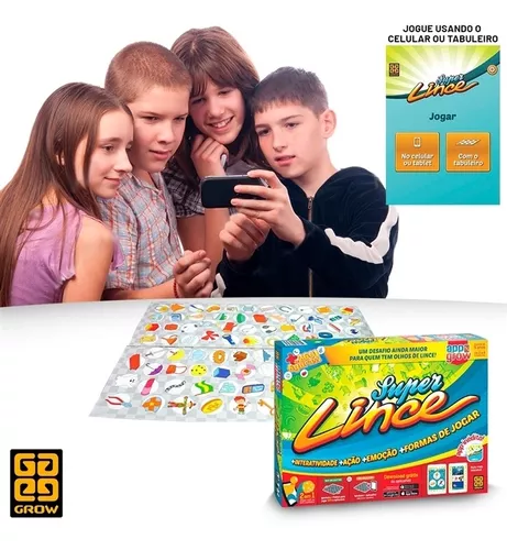 Super Lince App Jogo Tabuleiro Grow - Loja Zuza Brinquedos