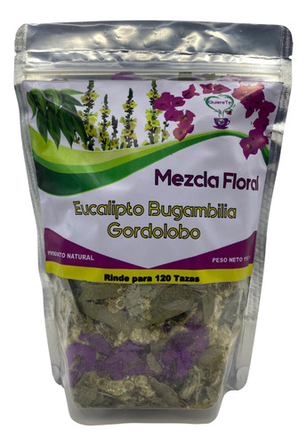 Te De Bugambilia, Eucalipto Y Gordolobo Mezcla 150 Gramos