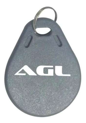 Chaveiro Digital Tag Agl P/ Controle Acesso 125khz Cinza