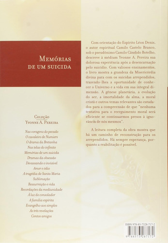 Livro Memorias De Um Suicida
