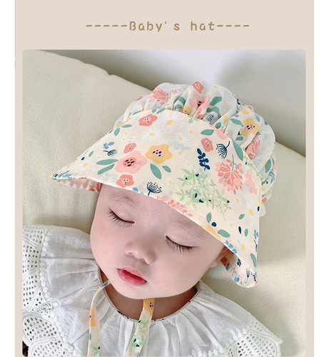 Gorro De Bebé Algodón Puro Recién Nacido Niña Gorro Baotou