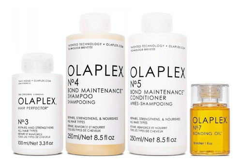 Olaplex N°3 + N°4 + N°5+ N°7 Tratamiento Reparador Intensivo