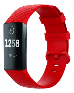 Correa Compatible Con Fitbit Charge 4 Rojo