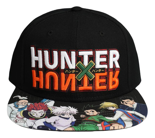 Bioworld Hunter X Hunter Gorra Bordada Y Estampada Con Cierr