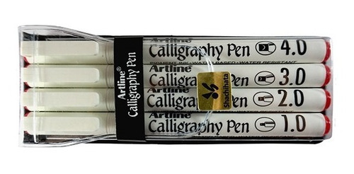 Marcadores Para Caligrafía Artline Set X 4