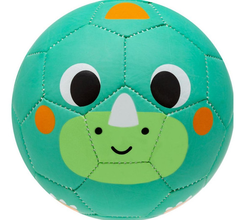 Bola Futebol Bebê Mini Dino 13cm Atóxica Tpu Borracha