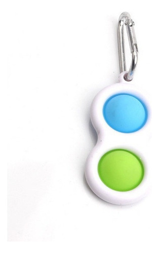 Llavero Simple Y Simple Con Forma De Burbuja Para Bebés De S Color 4pcs