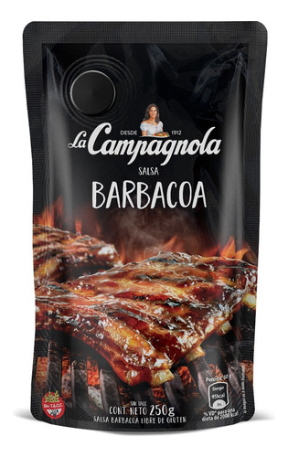 Barbacoa La Campagnola sin TACC en doypack 250 g