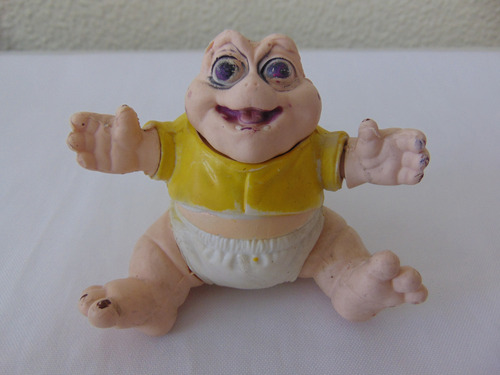 Boneco Antigo - Baby Família Dinossauros - Borracha Bootleg (Usado)
