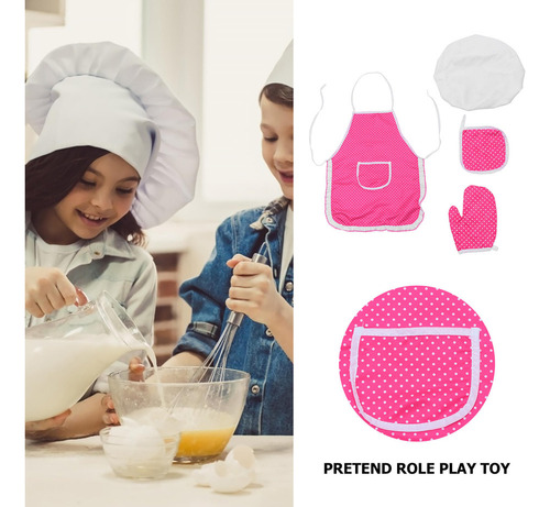 A 1 Juego De Juguetes De Cocina Para Niños, Gorros De