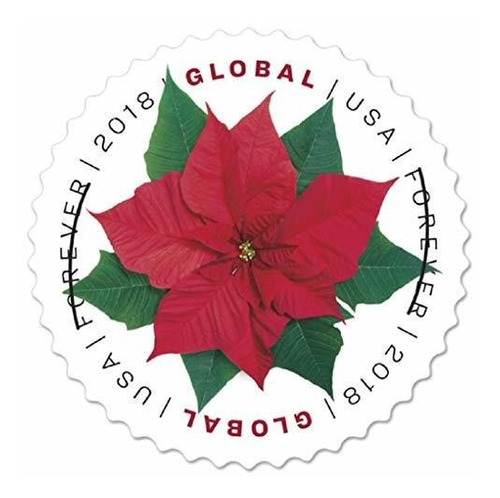 2018 Global Poinsettia Forever Stamps - Siempre Buenos Para 