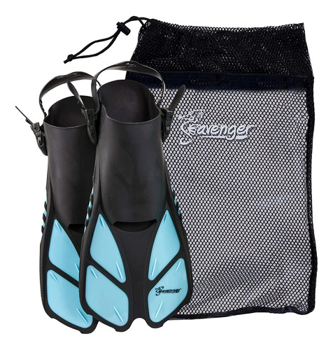 Seavenger Snorkeling Aletas De Natación Con Bolsa (dodger