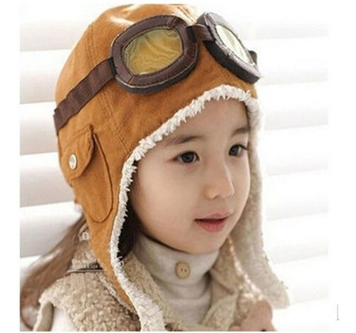 Gorro Aviador Para Bebés Y Niños Abrigador