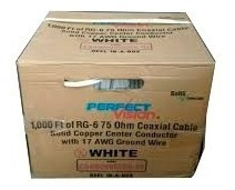 Cable Coaxial Rg6 - Para Camaras De Cctv Y Videos