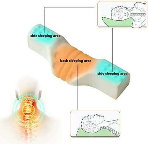 S-snail-oo Almohada De Cuello Cervical Para Dormir, Almohada