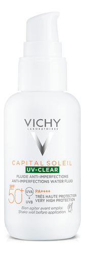 Vichy Protector Solar Facial Fluido Anti-imperfecciones Capi