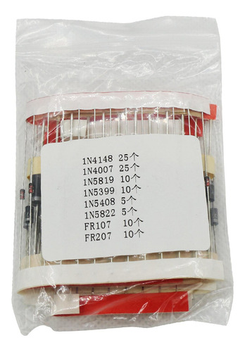 Kit Surtido De Diodos Schottky De 100 Piezas, Suministros