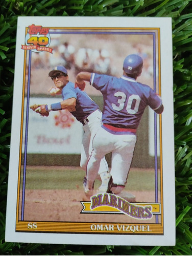 1991 Topps Omar Vizquel #298