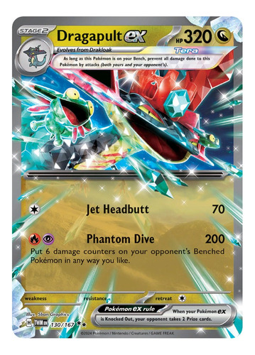 Pokémon Tcg: Twilight Masq - 130/167 - Dragapult Ex